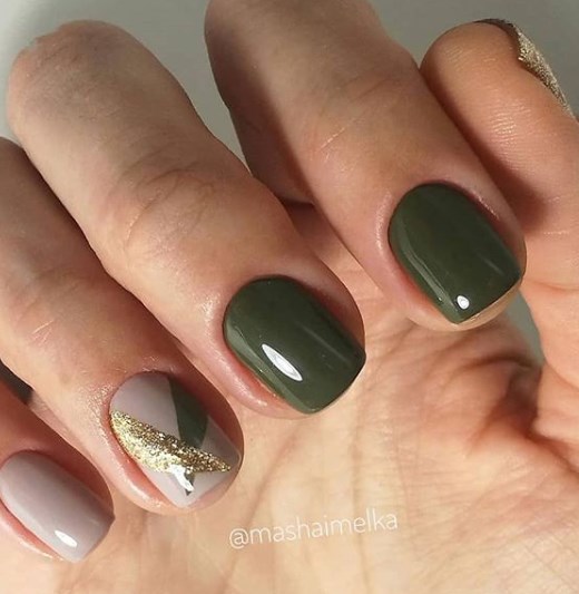 Маникюр на короткие ногти 2020