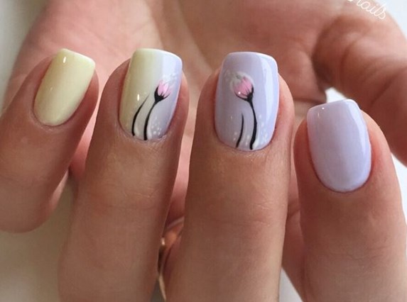 Маникюр на короткие ногти 2020