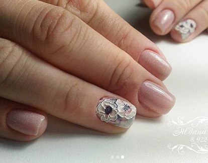 Маникюр на короткие ногти 2020