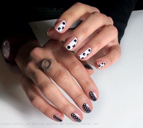 Маникюр на короткие ногти 2020