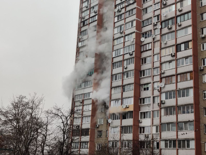 Пожар в Киеве Пожар в Киеве
