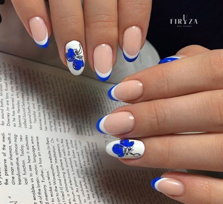 Двойной французский маникюр 2020