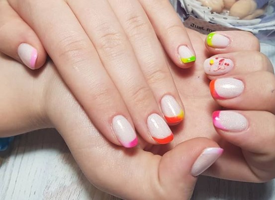 Двойной французский маникюр 2020