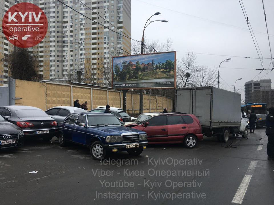 Пьяное ДТП в Киеве