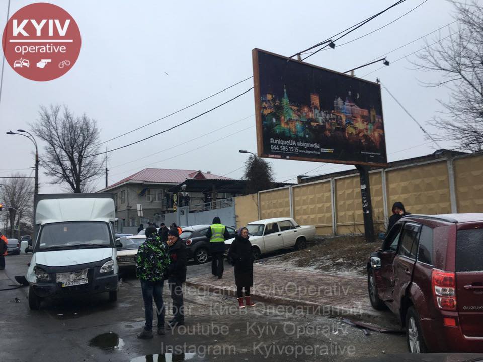 Пьяное ДТП в Киеве