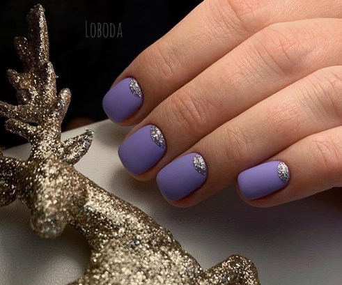 Матовый маникюр 2020