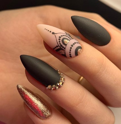 Матовый маникюр 2020