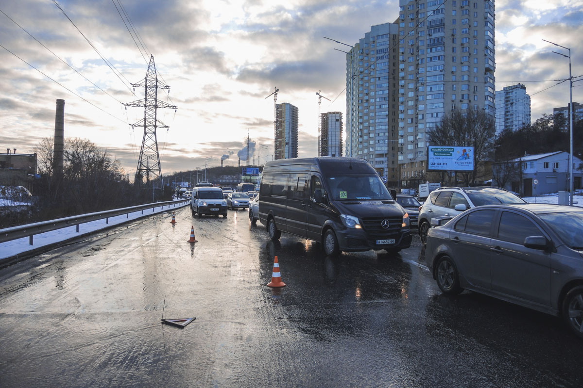 Масштабное ДТП в Киевев