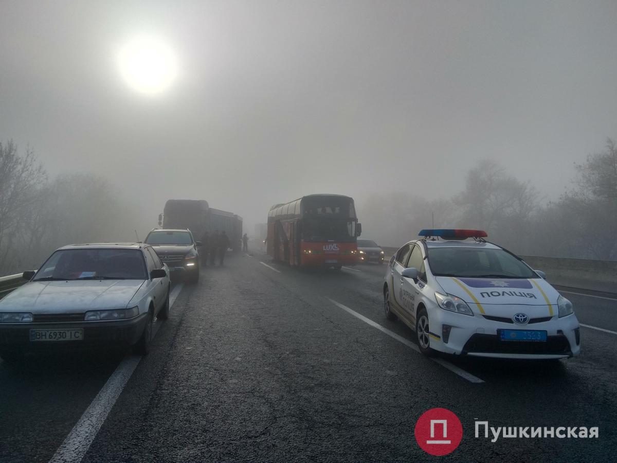 Масштабное ДТП под Одессой