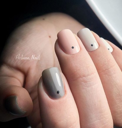 Маникюр омбре градиент 2020