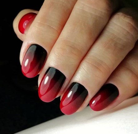 Маникюр омбре градиент 2020