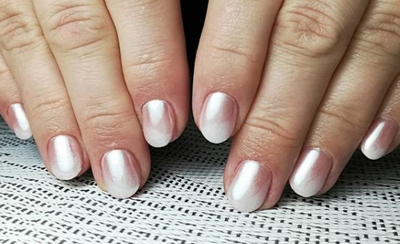 Маникюр омбре градиент 2020