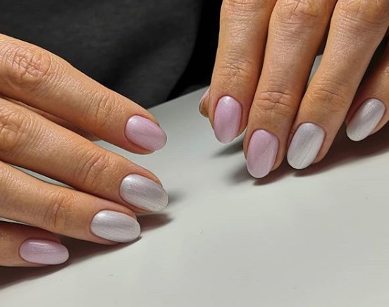 Маникюр омбре градиент 2020
