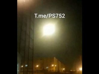 Момент поражения украинского самолета ракетой земля-воздух / Фото: скриншот из видео