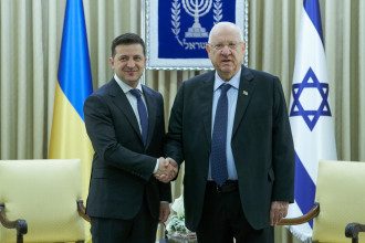 Владимир Зеленский и Реувен Ривлин Владимир Зеленский и Реувен Ривлин