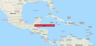Эпицентр землетрясения находится в море/ Фото: The United States Geological Survey Эпицентр землетрясения находится в море/ Фото: The United States Geological Survey