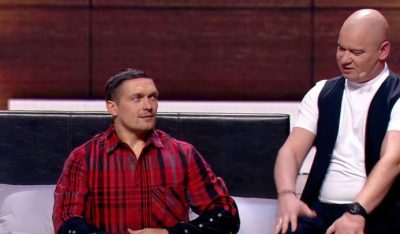 В постели с любовником: Усик попробовал себя в роли актера в новогоднем Квартале