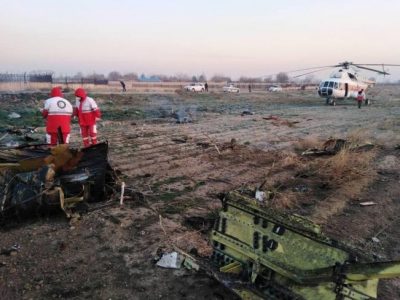 самолет разбился в Иране 