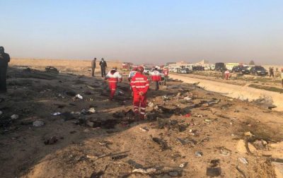 Куршение самолета МАУ в Иране 