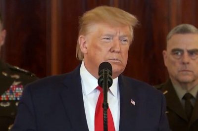 Трамп сделал заявление в связи с масштабным конфликтом между США и Ираном / Фото: скриншот из видео Трамп сделал заявление в связи с масштабным конфликтом между США и Ираном / Фото: скриншот из видео