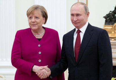 Меркель, Путин