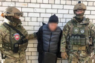 Задержание подозреваемого в убийстве Окуевой/Национальная полиция Украины