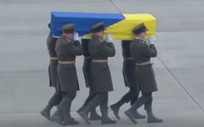 В Украину прибыл борт с телами погибших в Иране украинцев: появились первые фото