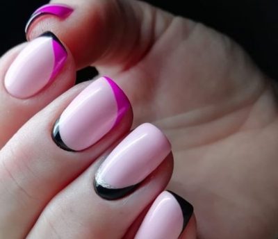 Французский маникюр 2020 – модный маникюр двойной френч фото новинки