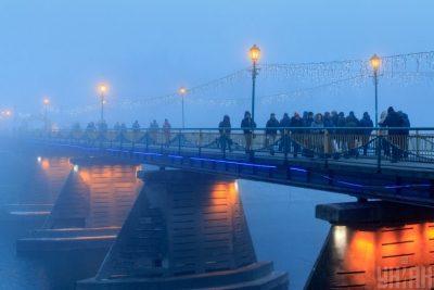 погода,туман,мост