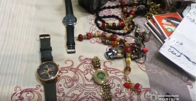 Часть похищенного обнаружили в Мерседесе 