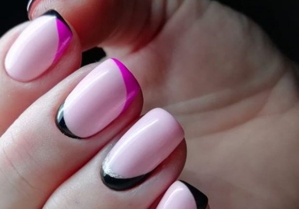 Французский маникюр 2020 – модный маникюр двойной френч фото новинки