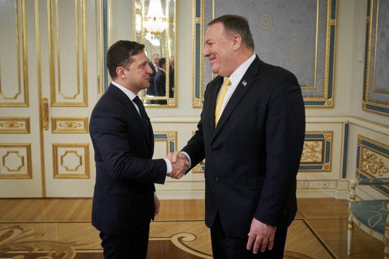 Брифинг Зеленского и Помпео: о чем говорили президент Украины и госсекретарь США
