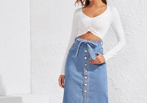 Джинсовые юбки 2020