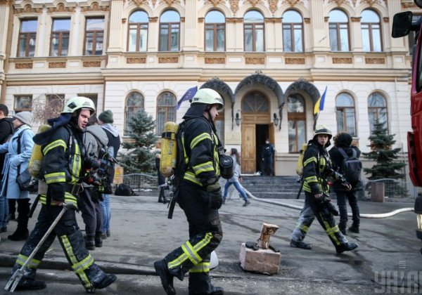 Пожар в Минкульте Пожар в Минкульте