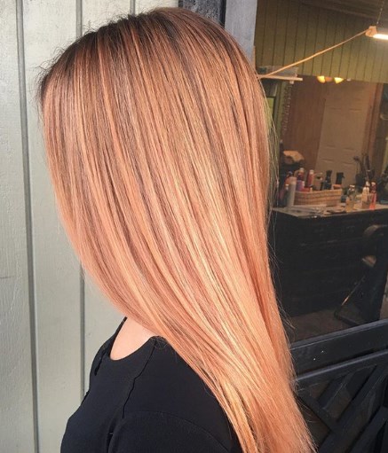 Окрашивание клубниный блонд 2020