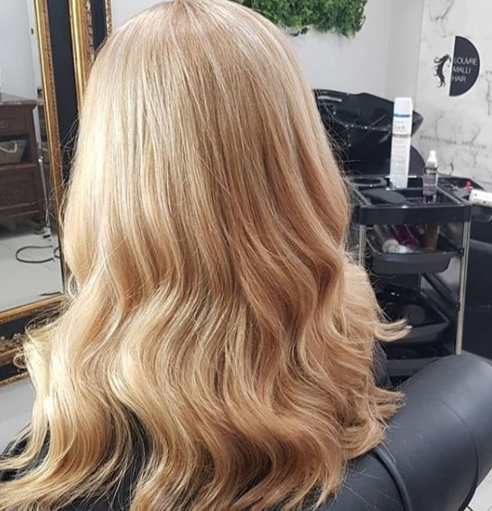 Окрашивание клубниный блонд 2020