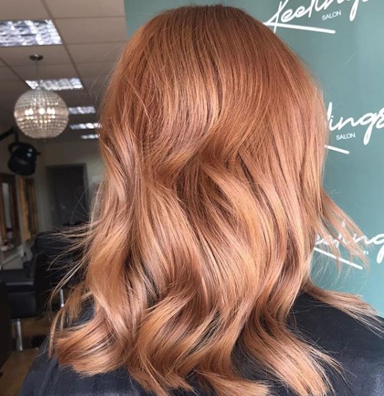 Окрашивание клубниный блонд 2020