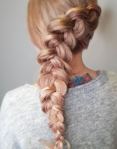 Окрашивание клубниный блонд 2020