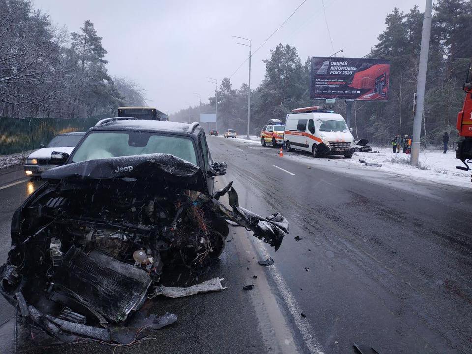 ДТП на Столичном шоссе в Киеве