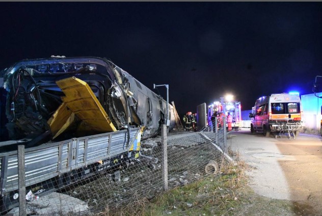 Ж/д авария в Италии