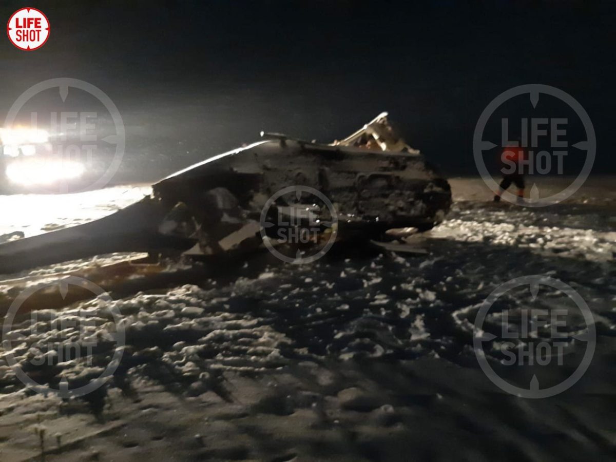 Авария вертолета в РФ