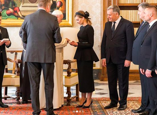 Елена Зеленская в Ватикане