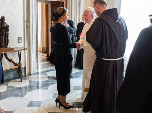 Елена Зеленская в Ватикане