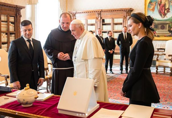 Елена Зеленская в Ватикане