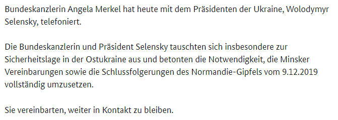 У Зеленского "упустили" очень важную деталь разговора с Меркель У Зеленского "упустили" очень важную деталь разговора с Меркель