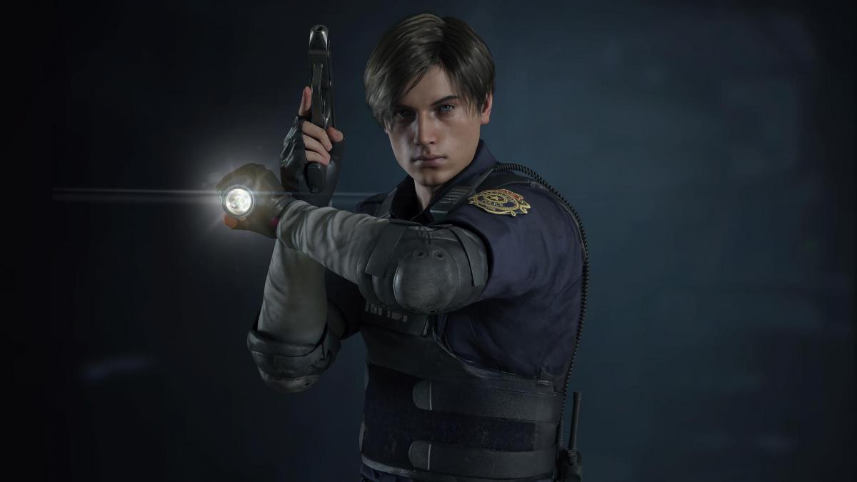 Леон Кеннеди, главный герой Resident Evil 2 Леон Кеннеди, главный герой Resident Evil 2