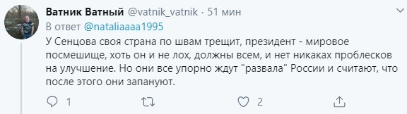 "Хрін йому з редькою": Сенцов розповів, коли Путін зрозумів, що може втратити Крим