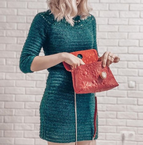 Платье, вязаное крючком 2020 / Instagram