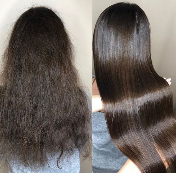 Ламинирование волос До и После / Instagram