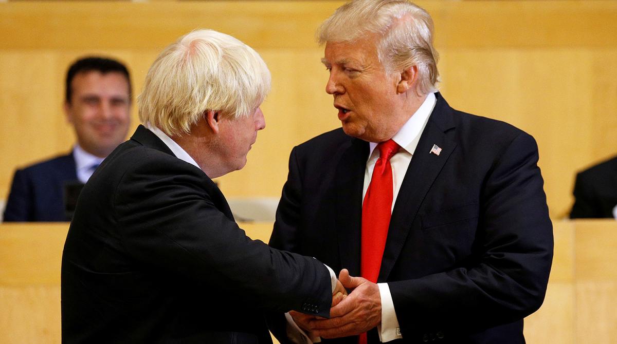 Трамп, Джонсон Трамп, Джонсон